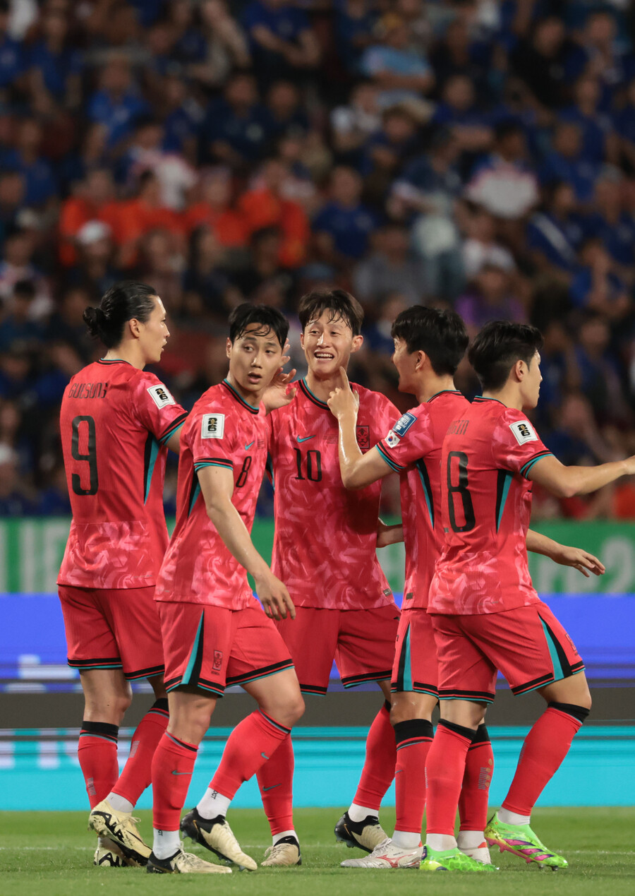 ▲ 축구대표팀이 태국 원정에서 이재성, 손흥민, 박진섭의 골로 3-0 승리를 거뒀다. ⓒ연합뉴스