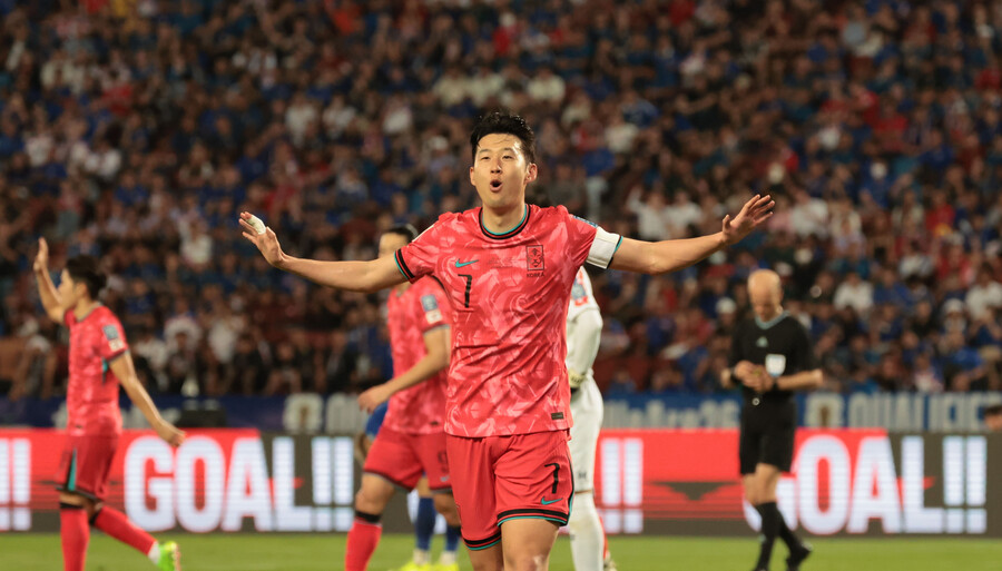 ▲ 축구대표팀이 태국 원정에서 이재성, 손흥민, 박진섭의 골로 3-0 승리를 거뒀다. ⓒ연합뉴스