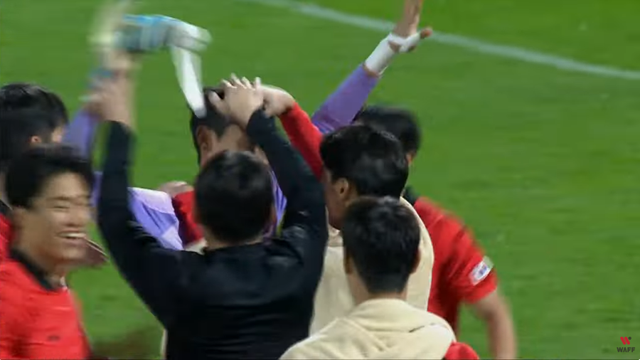 ▲ 2024 파리 올림픽을 준비하는 한국 23살 이하(U-23) 축구대표팀이 2024 서아시아축구연맹(WAFF) U-23 결승전에서 김정훈 골키퍼의 선방에 힘입어 호주를 승부차기로 꺾고 우승했다.