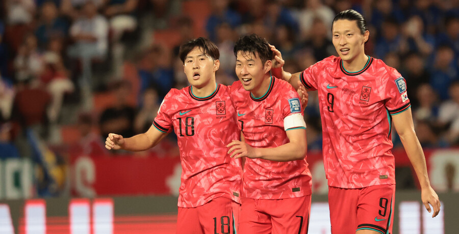 ▲ 축구대표팀이 태국 원정에서 이재성, 손흥민, 박진섭의 골로 3-0 승리를 거뒀다. ⓒ연합뉴스