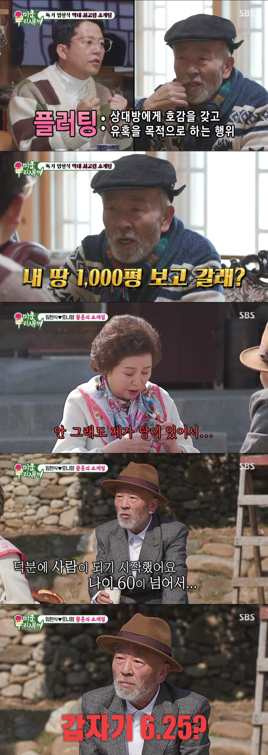 '80세' 임현식, '79세' 토니母에 '홍삼 캔디' 플러팅…역대 최고령 소개팅('미운우리새끼')