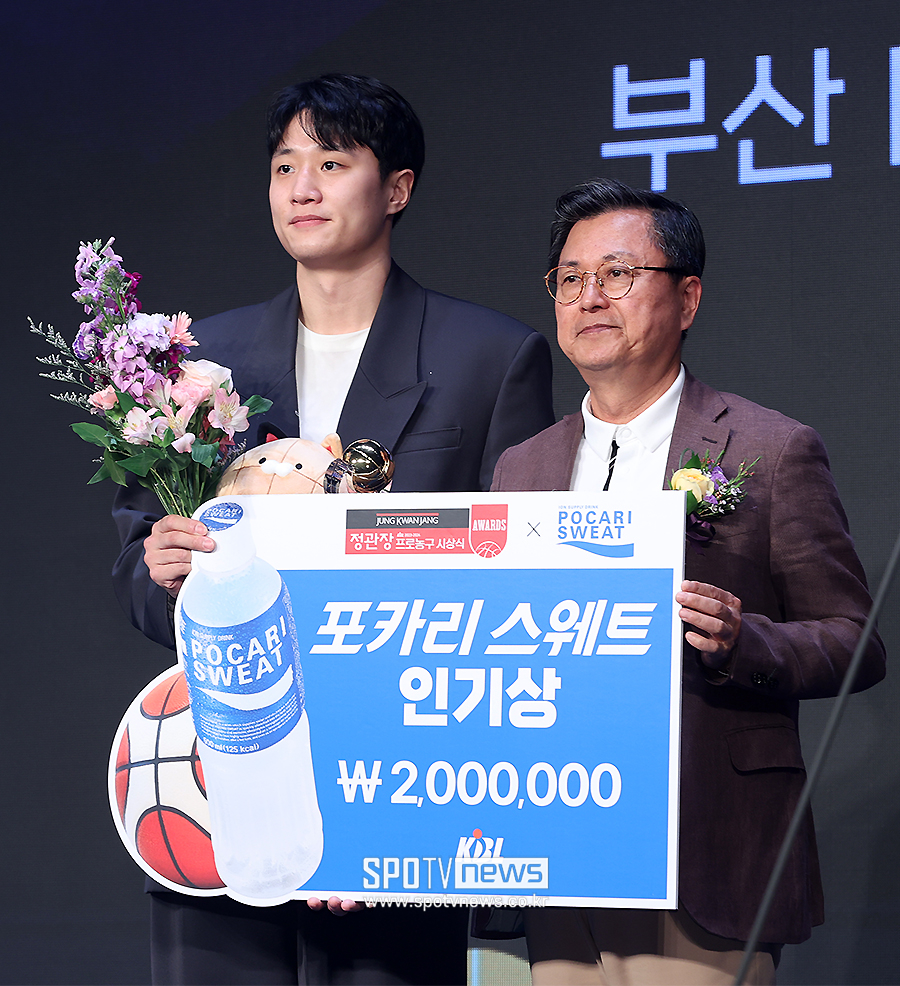 ▲ 허웅 동아오츠카 조익성 부회장 ⓒ곽혜미 기자