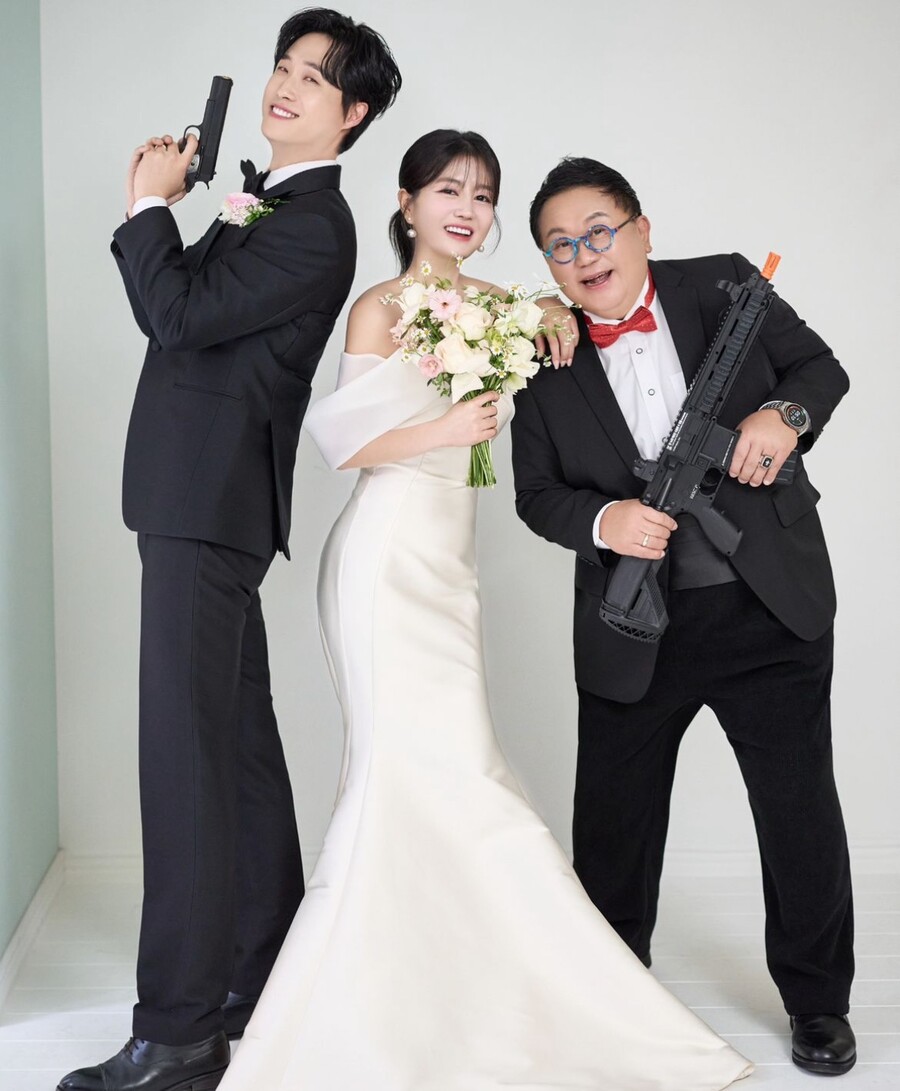 ▲ 원혁, 이수민, 이용식(왼쪽부터). 출처| 원혁 SNS