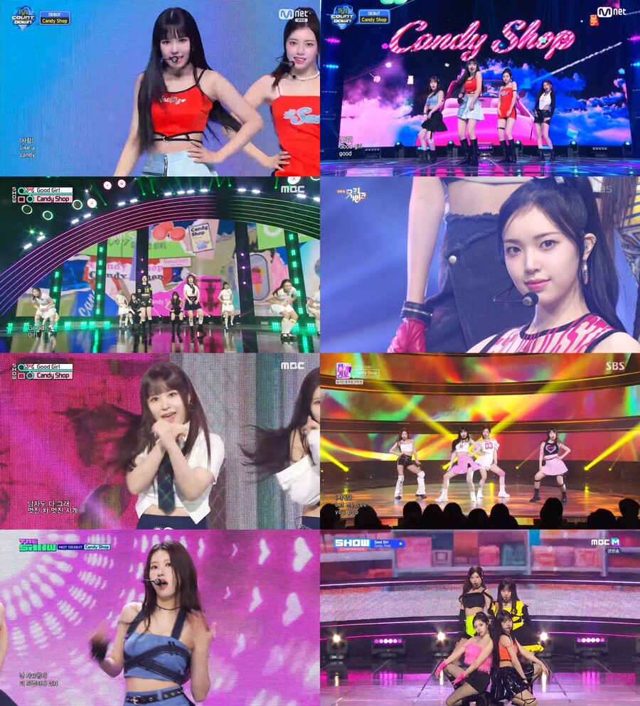 캔디샵, 데뷔곡 '굿 걸' 첫 주 활동 성공적 마무리…'청량' 하이틴 감성 