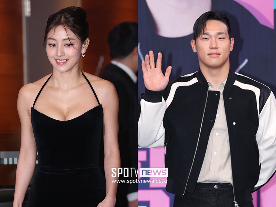 ▲ 지효, 윤성빈.  ⓒ곽혜미 기자