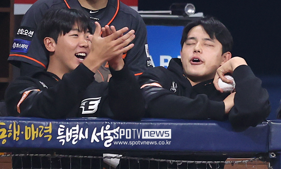 ▲ 문동주 황준서 ⓒ곽혜미 기자