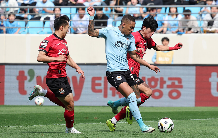 ▲ 대구FC가 FC서울과 0-0으로 비겼다. ⓒ연합뉴스