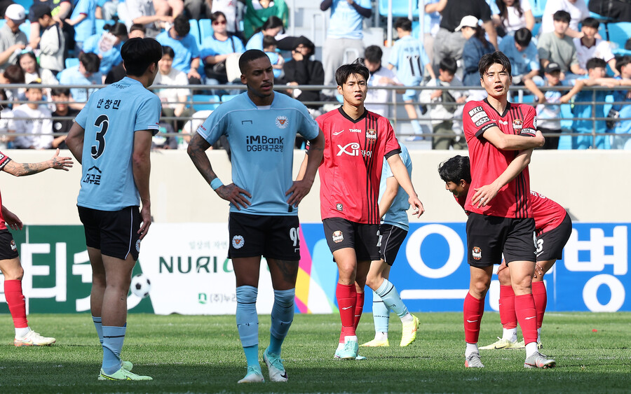 ▲ 대구FC는 FC서울과 0-0으로 비기며 11위에 머물렀다. 세징야는 부상으로 이탈했다. ⓒ연합뉴스