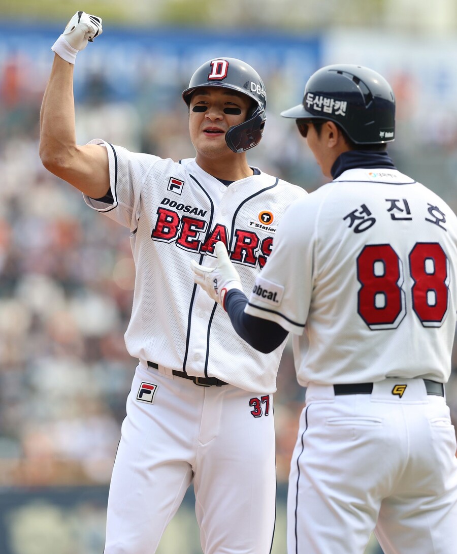▲ 두산 베어스 2019년 1차지명 기대주 김대한이 이번에는 기량을 꽃피울 수 있을까. ⓒ 두산 베어스