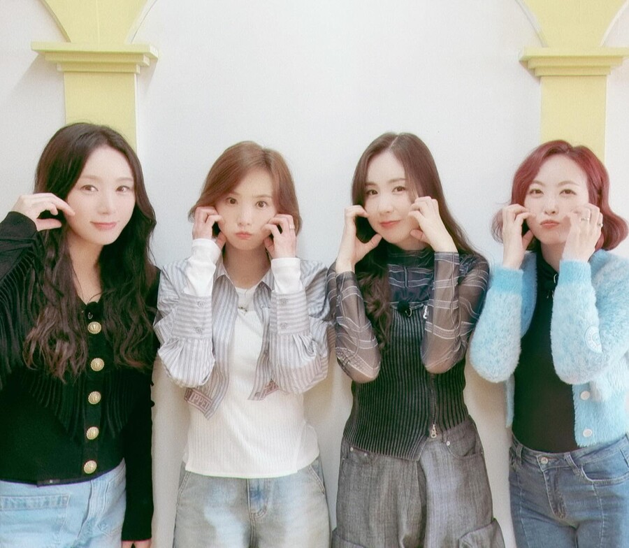 ▲ 베이비복스. 출처ㅣ간미연 인스타그램