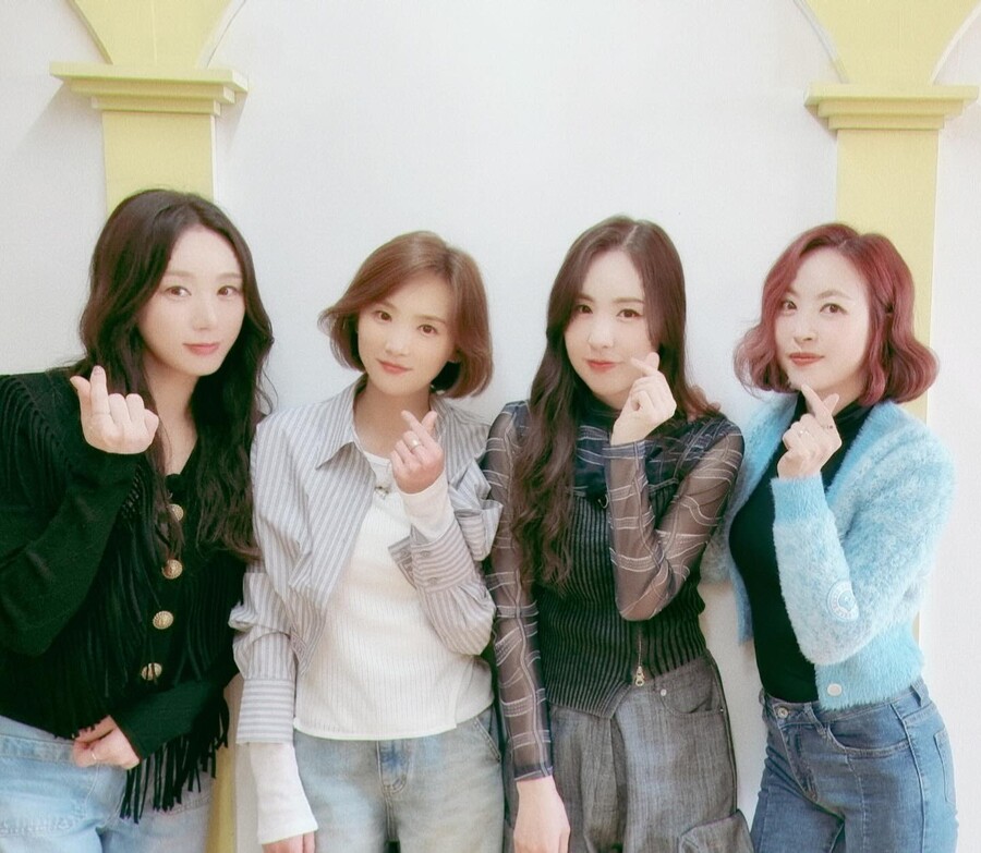 ▲ 베이비복스. 출처ㅣ간미연 인스타그램