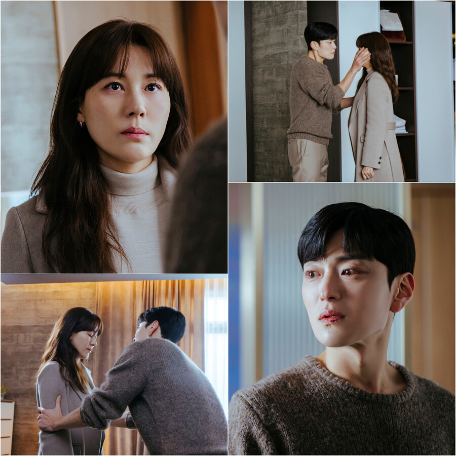 김하늘, 남편 장승조에 '前남친' 연우진 향한 마음 토로…벼랑 끝 부부('멱살한번')