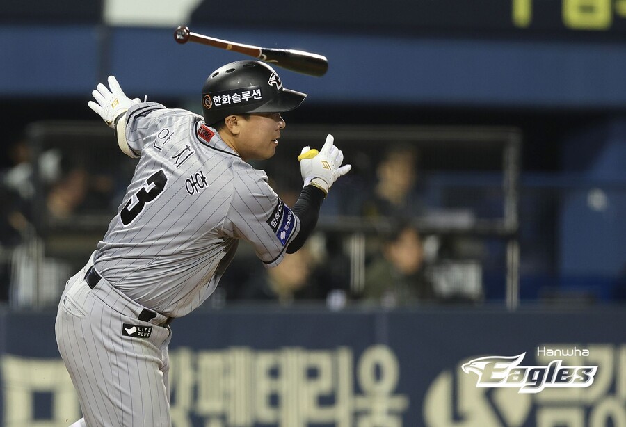 '0-3→4-3→4-4→7-4' 한화 5위 사수, 3연패 탈출 대역전 드라마…NC는 2연패[창원 게임노트]