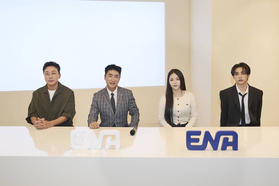 ▲ 탁재훈, 장동민, 브브걸 유정, 더보이즈 선우(왼쪽부터). 제공| ENA '하입보이스카웃'