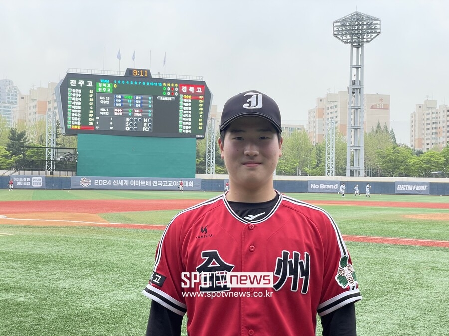 ▲전주고 이호민 ⓒ목동, 최민우 기자