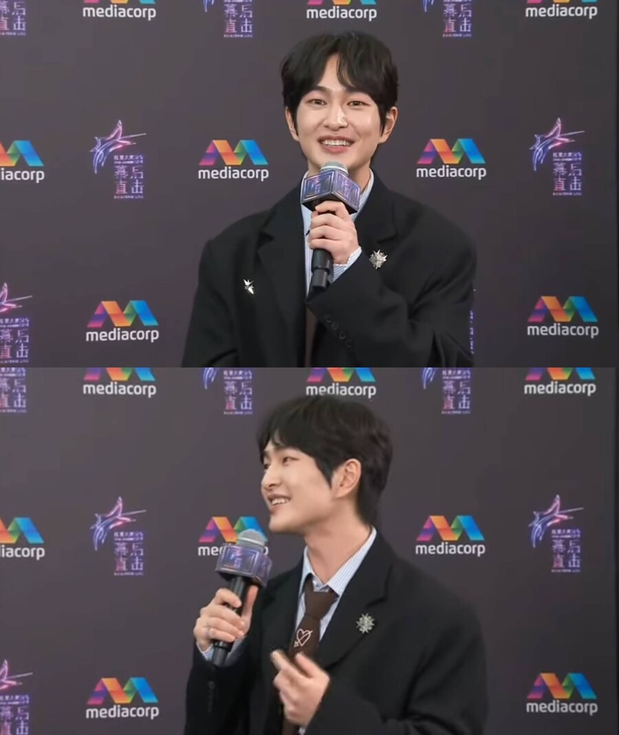 ▲ 온유. 출처| '싱가포르 스트어워즈 2024' 화면 캡처