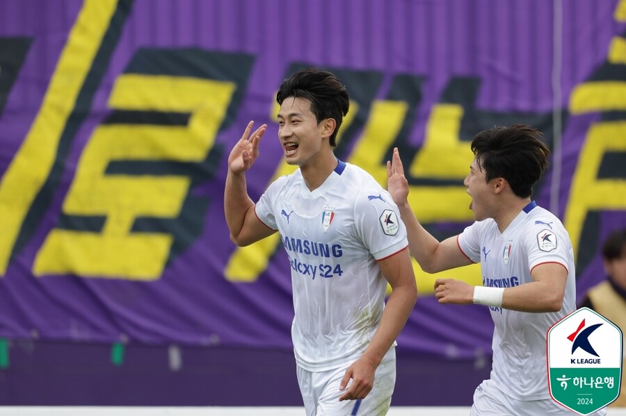 ▲ FC안양전에서 골을 넣었던 수원 삼성 공격수 김현, 뮬리치, 김주찬(사진 위부터).  ⓒ한국프로축구연맹