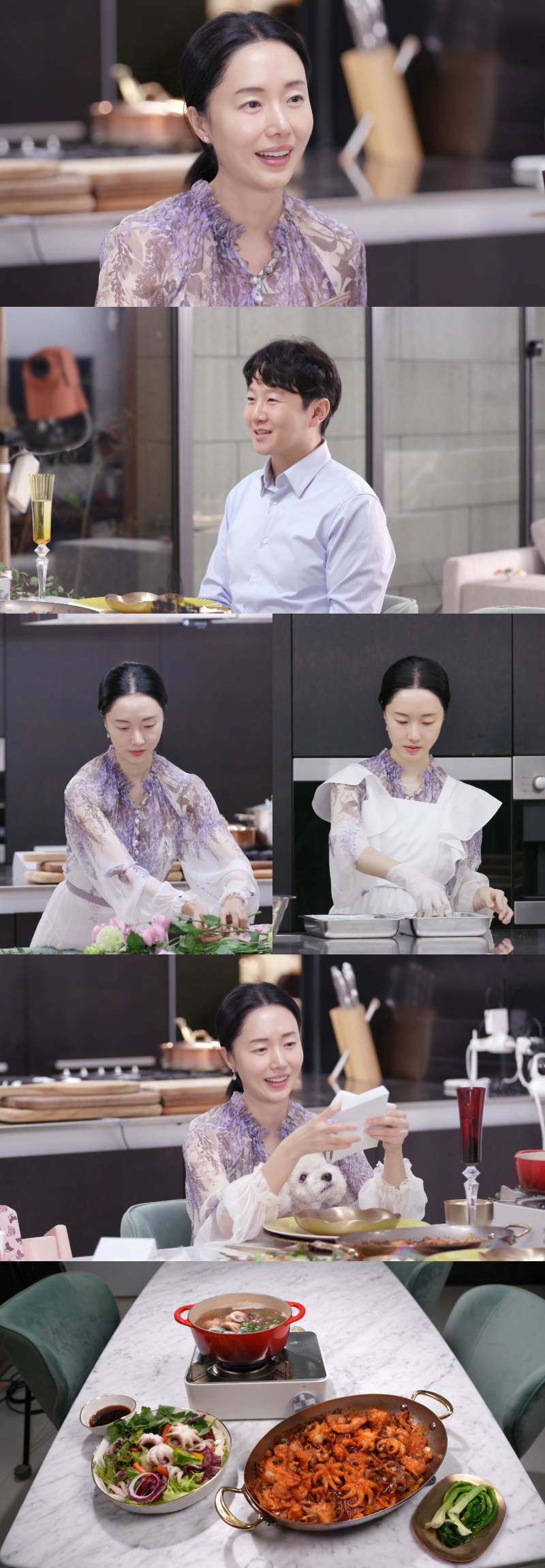 이정현, 의사 남편에게 주꾸미 풀코스 한상…남편 고백편지 낭독 "읽지마"('편스토랑')