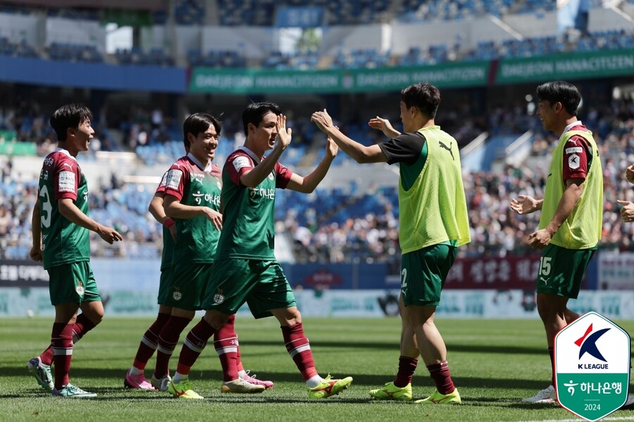 ▲ 대전하나시티즌이 FC서울에 김승대의 멀티골과 주세종의 골로 3-1 승리를 거뒀다. ⓒ한국프로축구연맹