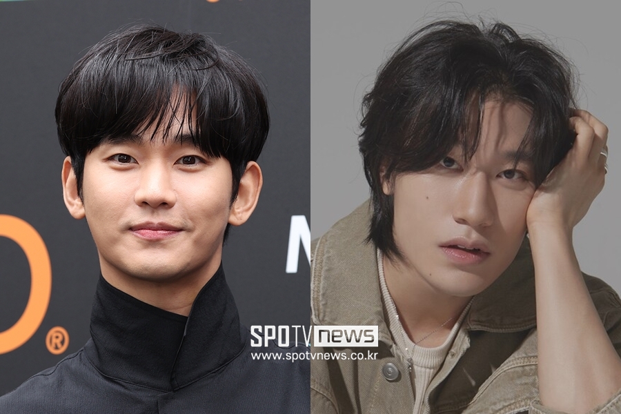 ▲ 김수현(왼쪽), 방예담.  ⓒ곽혜미 기자, GF엔터테인먼트