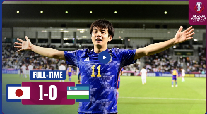 ▲ 4일 일본 23세 이하 축구대표팀이 우즈베키스탄을 꺾고 2024 아시아축구연맹 U-23 아시안컵 우승을 차지했다. 0-0 상황에서 돌입한 후반 추가시간에 결승골을 터뜨리면서 8년 만에 정상을 탈환했다. 이번 대회 1~3위까지 올림픽 본선 직행이 가능했던 가운데 일본, 우즈베키스탄, 이라크가 티켓을 확보했다. 1996 애틀랜타 올림픽을 시작으로 8회 연속 본선 진출 기록을 이어간 일본은 본선에서 말리, 이스라엘, 파라과이와 한 조에 속해 최상의 조 편성을 받게 됐다. ⓒ 아시아축구연맹