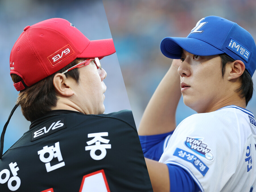 ▲양현종과 원태인이 명품 투수전을 펼쳤지만, 승리를 챙기지 못했다. ⓒKIA 타이거즈, 삼성 라이온즈