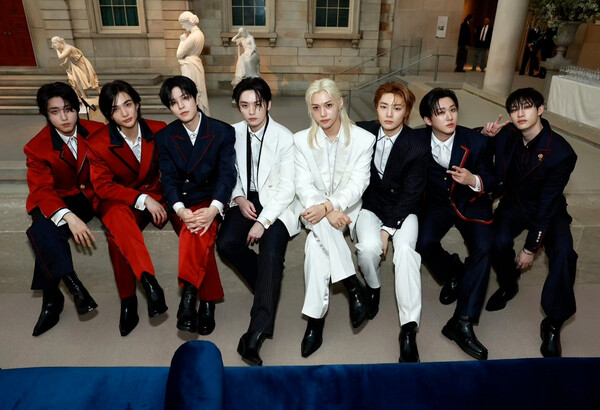 스트레이 키즈, '멧 갈라'서 무슨일 있었기에…가장 영향력 있는 참가자로 '주목'
