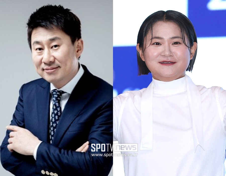▲ 남희석(왼쪽), 김신영.  ⓒ곽혜미 기자