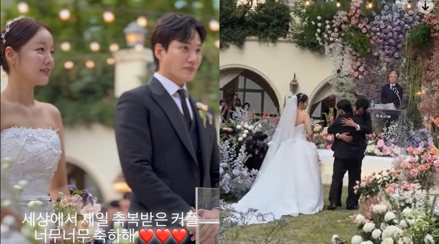 ▲ 김기리 문지은 결혼식. 출처|인스타그램