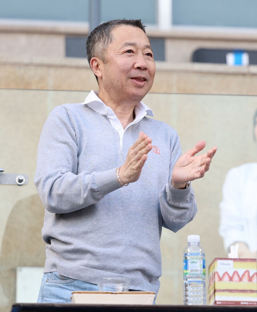 ▲ 박정원 두산그룹 회장이자 두산 베어스 구단주 ⓒ 두산 베어스