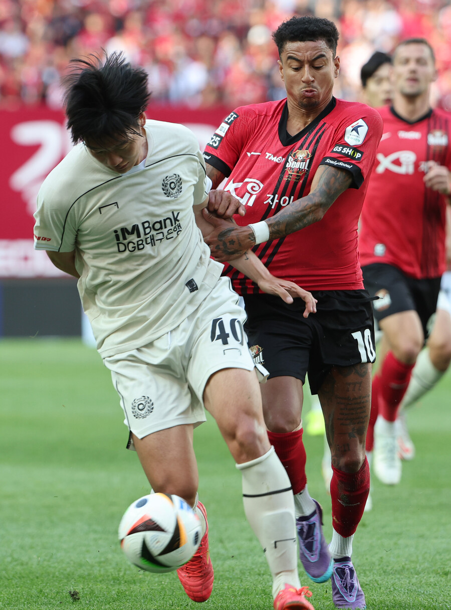 ▲ FC서울 공격형 미드필더 제시 린가드가 대구FC전을 통해 복귀했다. ⓒ연합뉴스