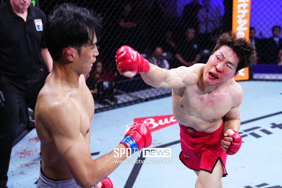 [로드 투 UFC] 기원빈 짜릿한 역전 KO승…유수영·최동훈 토너먼트 준결승 진출