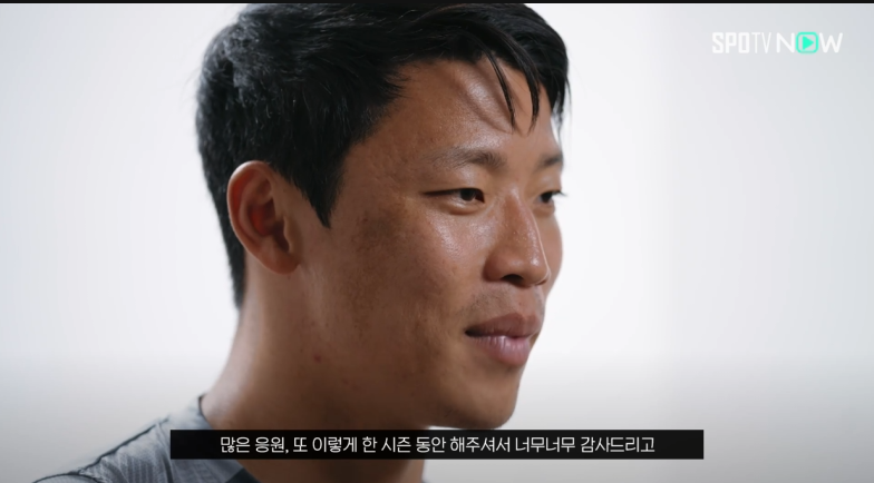 ▲ SPOTV NOW와 인터뷰에서 시즌을 돌아본 황희찬은 가장 기억에 남는 이번 시즌 득점을 묻는 말에 