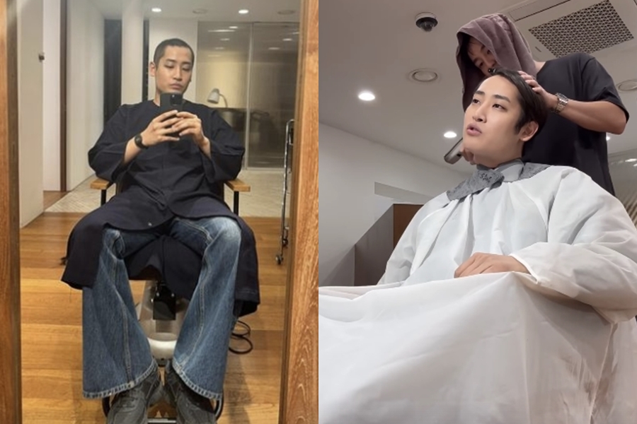 박재정, 오늘(21일) 육군 현역 입대…로이킴이 '까까머리' 깎아줬다