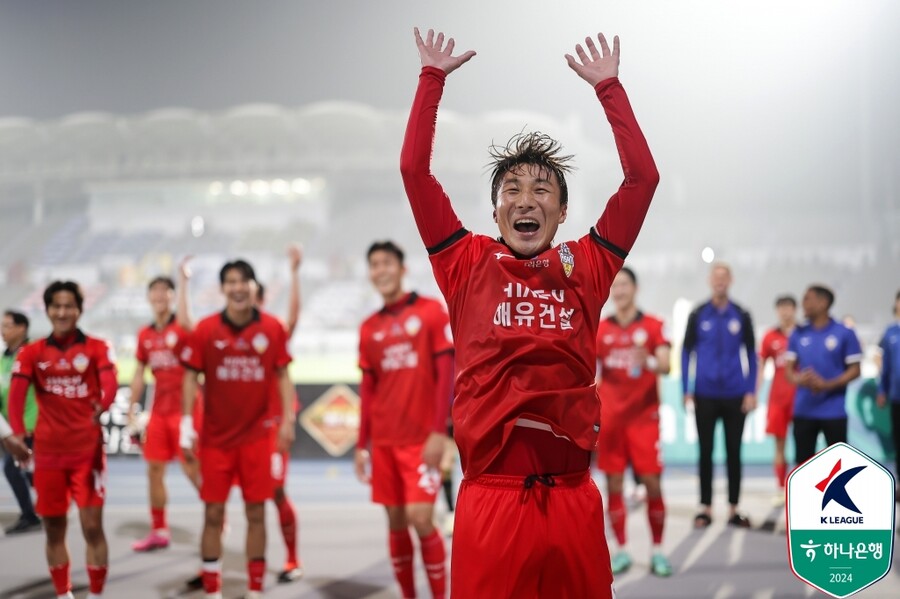▲ 아산의 황기욱  ⓒ한국프로축구연맹