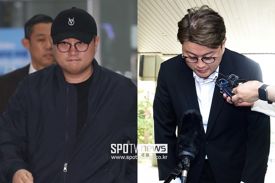 경찰서 6시간 버티기vs법원 앞 폴더인사…김호중의 '극과 극'[이슈S]
