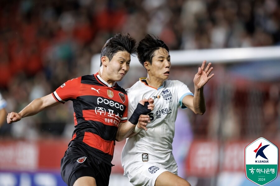▲ FC서울 이승준(왼쪽)  ⓒ한국프로축구연맹