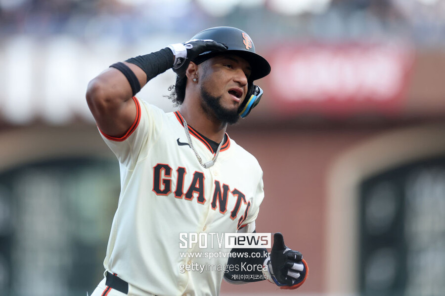 이정후 대체자 또 일냈다! MLB 최강팀 울리는 끝내기 타점…샌프란시스코 안타 4개 치고 이겼다