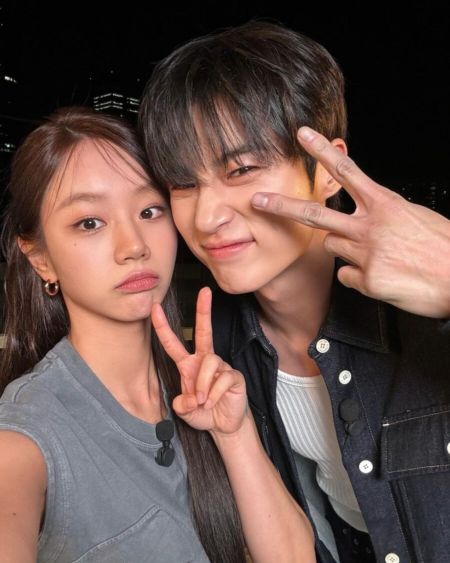 ▲ 혜리(왼쪽), 변우석. 출처ㅣ혜리 인스타그램