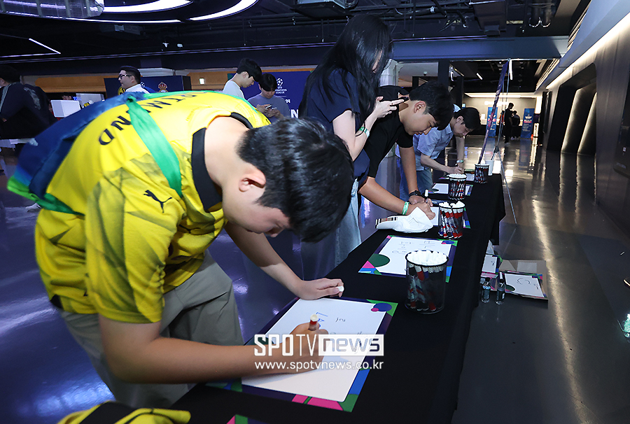 ▲ SPOTV UCL 뷰잉 이벤트 ⓒ곽혜미 기자