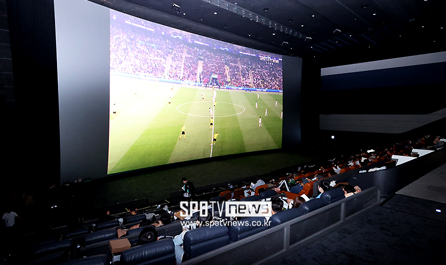▲ SPOTV UCL 파이널 뷰잉 이벤트 ⓒ곽혜미 기자