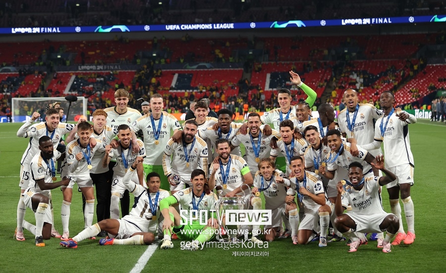 '역대 최다 15번 우승' 레알 마드리드, 도르트문트 2-0 꺾고 유럽 정상→크로스는 은퇴 '유종의 미'
