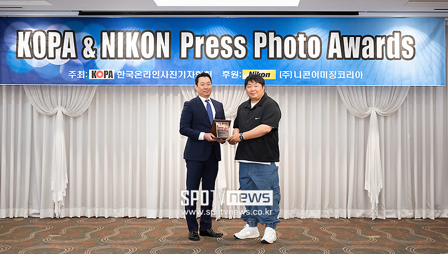 ▲ NIKON 정해환 대표 이사(왼쪽), 엑스포츠뉴스 김한준 기자 ⓒ곽혜미 기자
