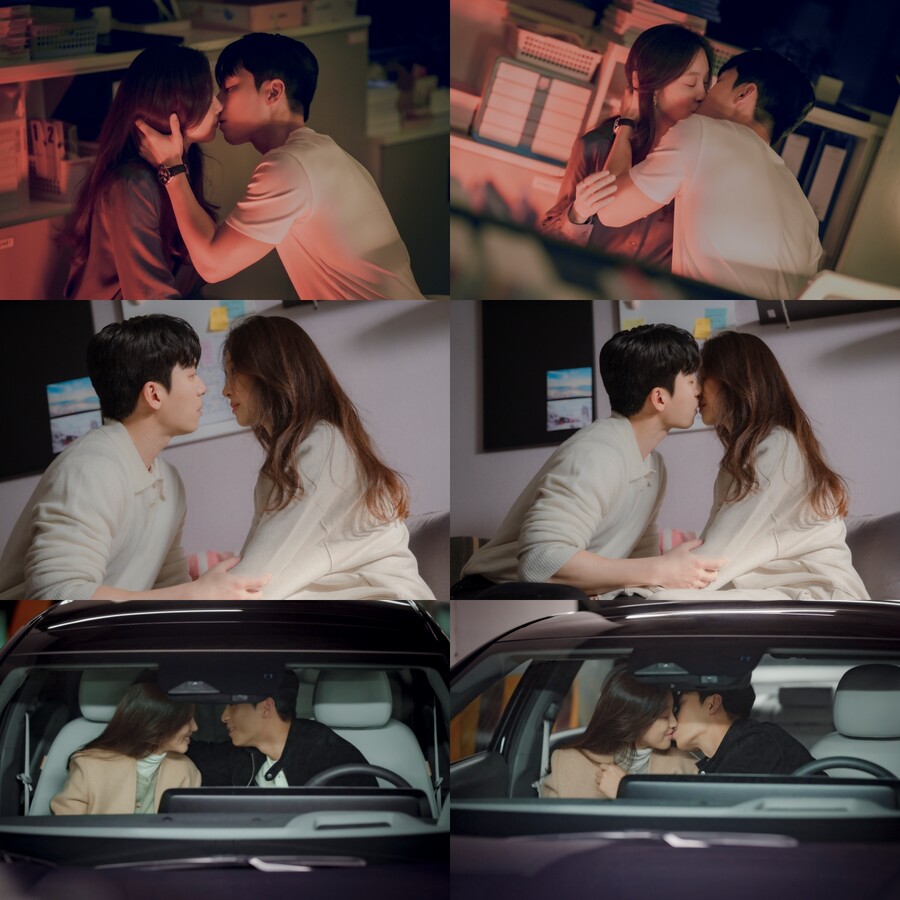 정려원♥위하준, 장소 안 가리는 키스신 '어른 연애의 맛'('졸업')