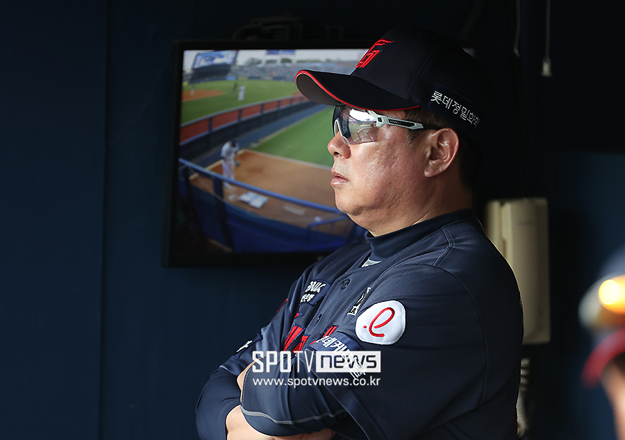 ▲ 최근 공격력 향상에도 어쨌든 마운드의 안정화가 더 중요하다고 강조한 김태형 감독. 세 명의 선수를 키로 뽑았다.  ⓒ곽혜미 기자