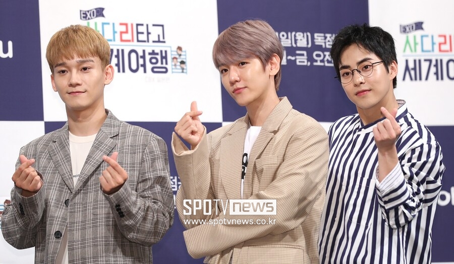 ▲ 엑소 첸, 백현, 시우민(첸백시).  ⓒ곽혜미 기자