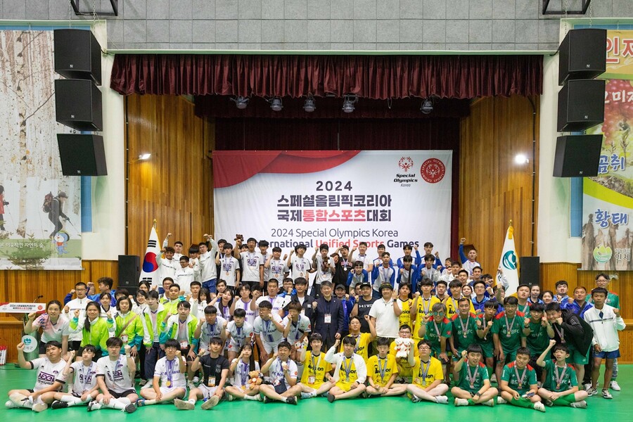 동아시아 발달장애인들의 스포츠 축제...'2024 스페셜올림픽코리아 국제통합스포츠대회' 성료