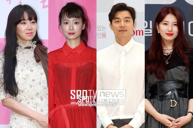 ▲ 공효진 정유미 공유 수지(왼쪽부터).  ⓒ스포티비뉴스DB  ⓒ곽혜미 기자