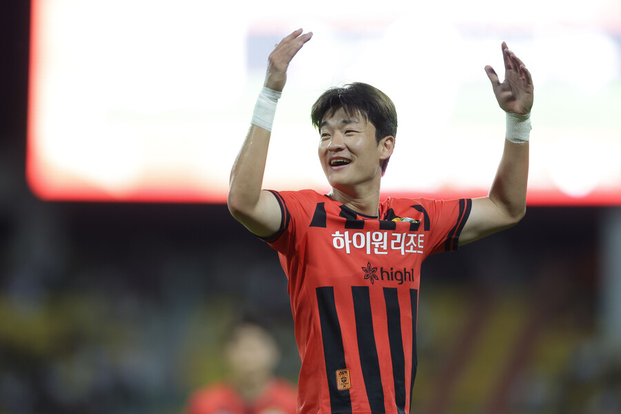 ▲K리그1 17라운드 MVP 강원 이상헌 ⓒ한국프로축구연맹