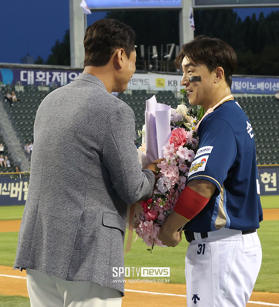 ▲ 박용택 손아섭 ⓒ곽혜미 기자